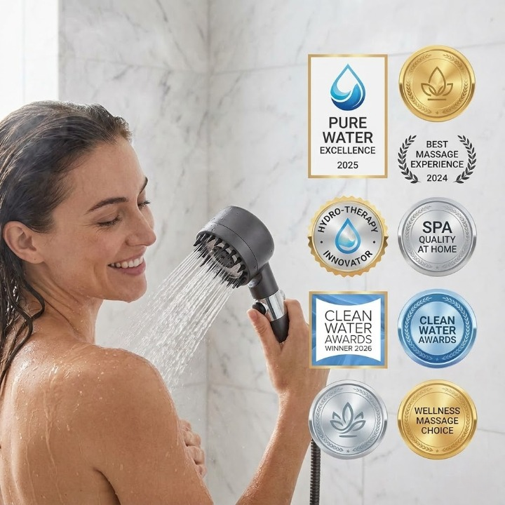 Prismshower™ Masserende & Filtrerende Bruserhoved
