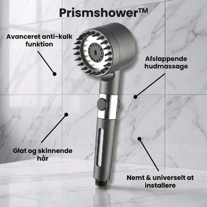 Prismshower™ Masserende & Filtrerende Bruserhoved