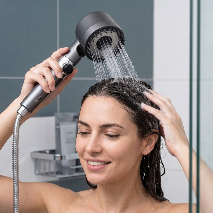 Prismshower™ Masserende & Filtrerende Bruserhoved